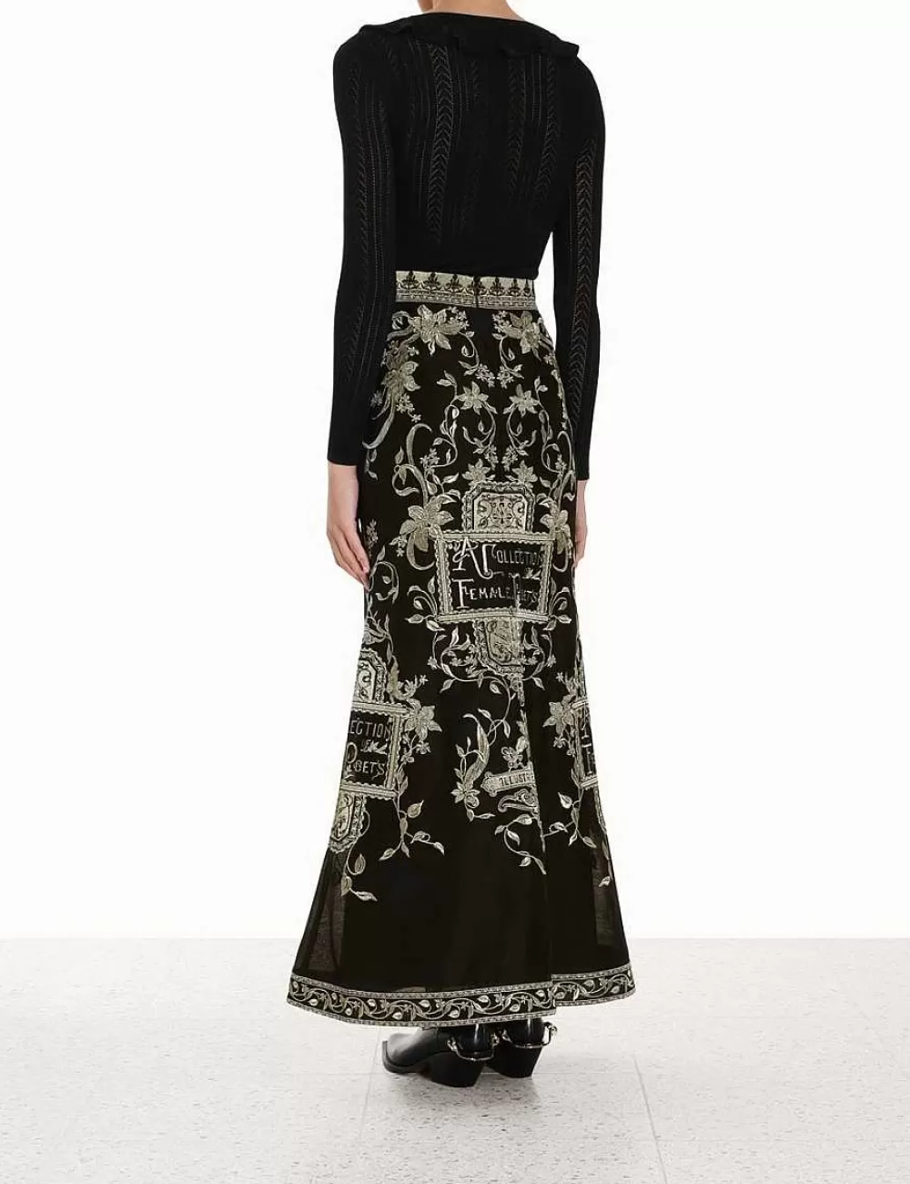 Hot ZIMMERMANN Lyrical Embroidery Maxi Skirt