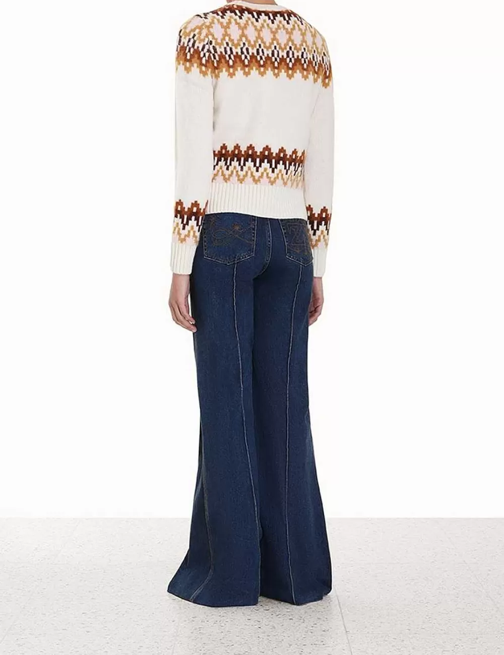 Flash Sale ZIMMERMANN Lyrical Fair Isle Sweater