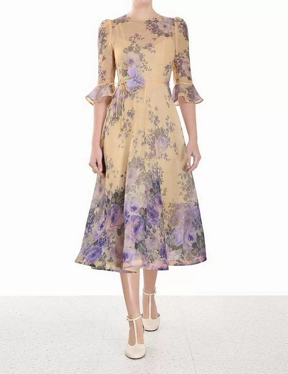 Outlet ZIMMERMANN Lyrical Flare Sleeve Midi