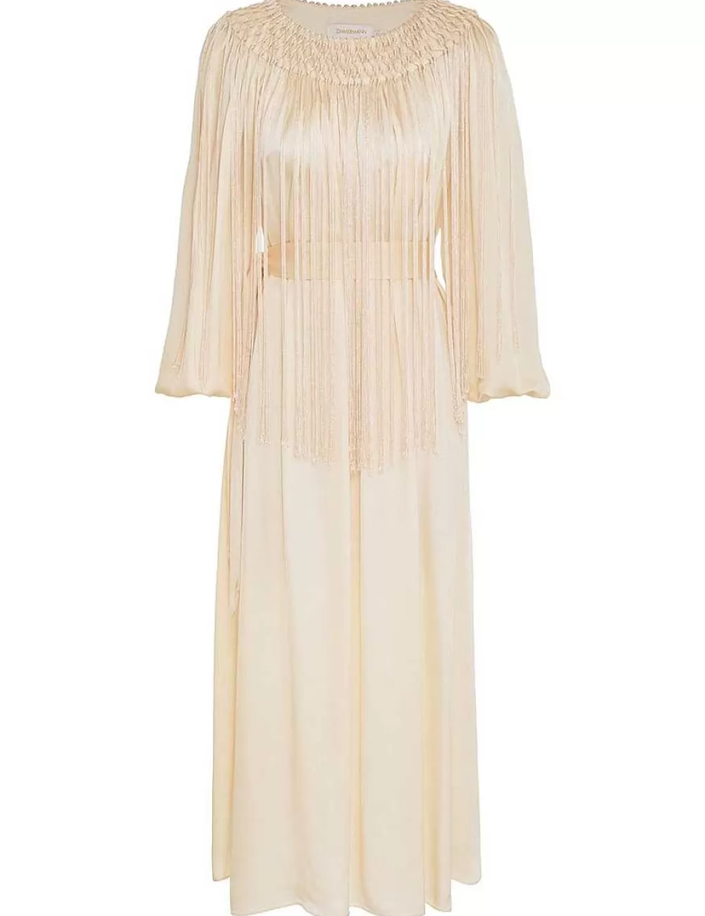 Clearance ZIMMERMANN Lyrical Fringe Midi Dress