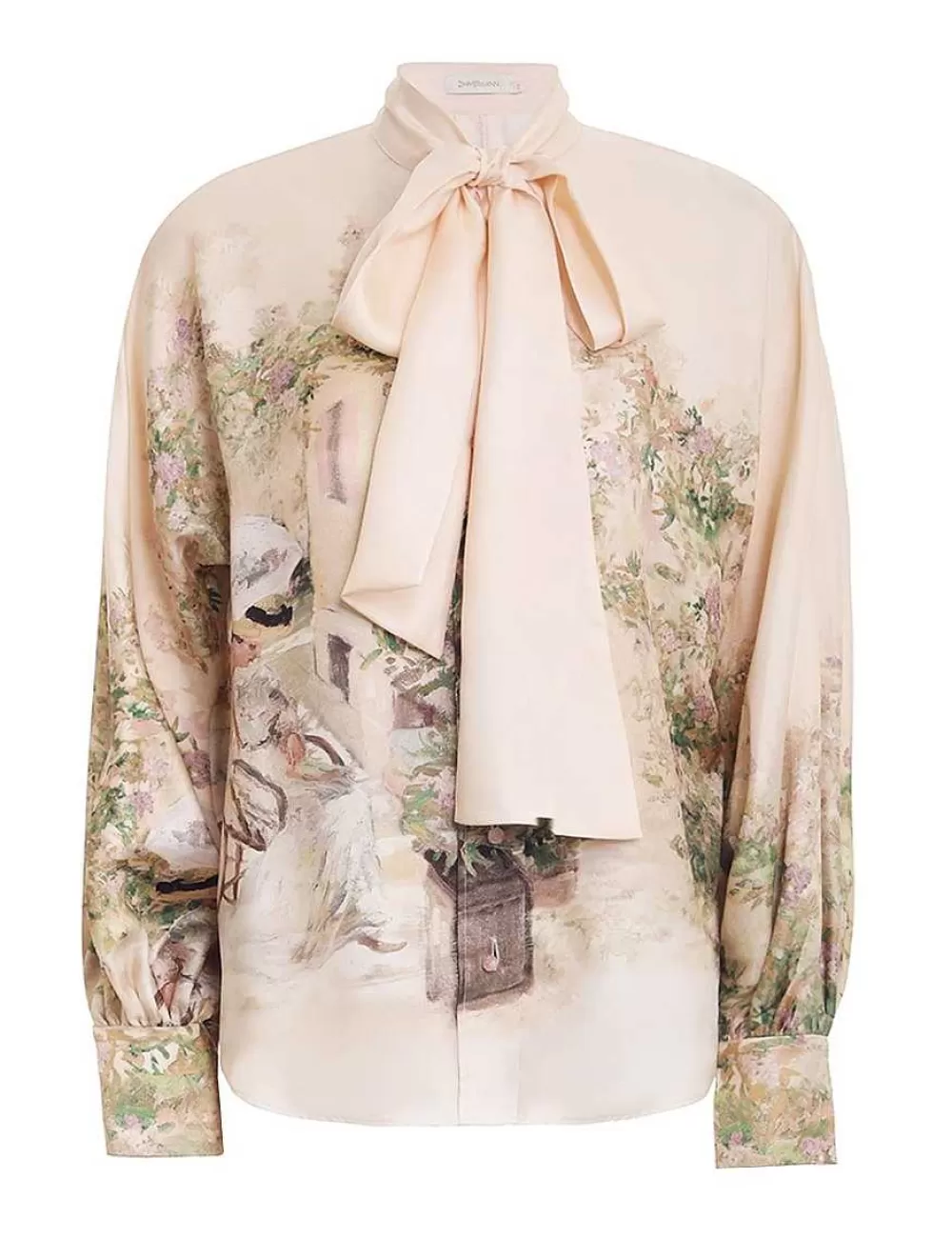 Best ZIMMERMANN Lyrical Neck Tie Blouse