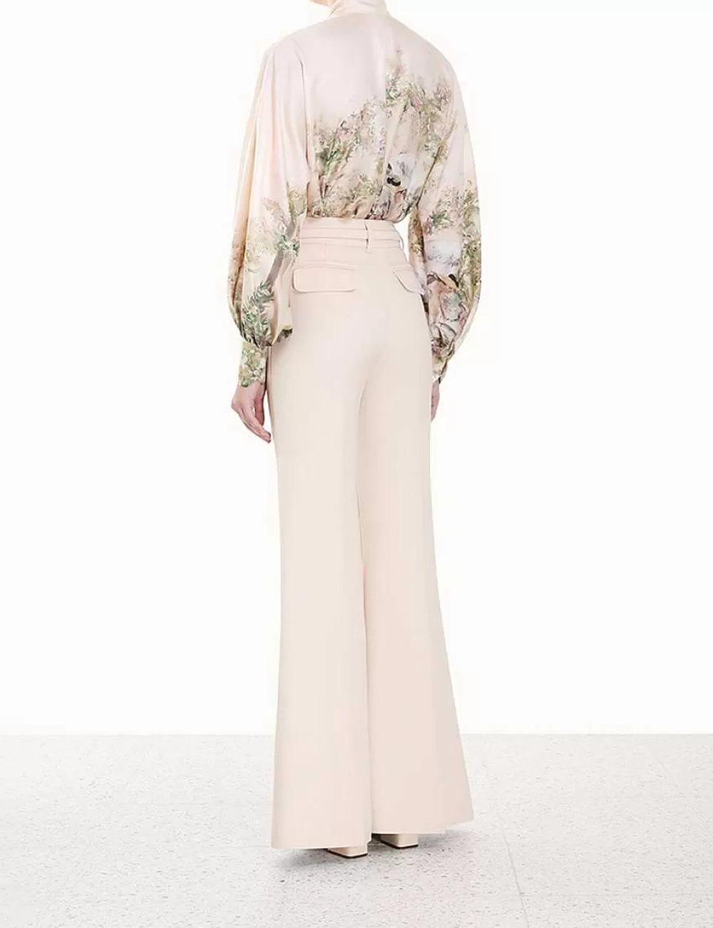Best ZIMMERMANN Lyrical Neck Tie Blouse
