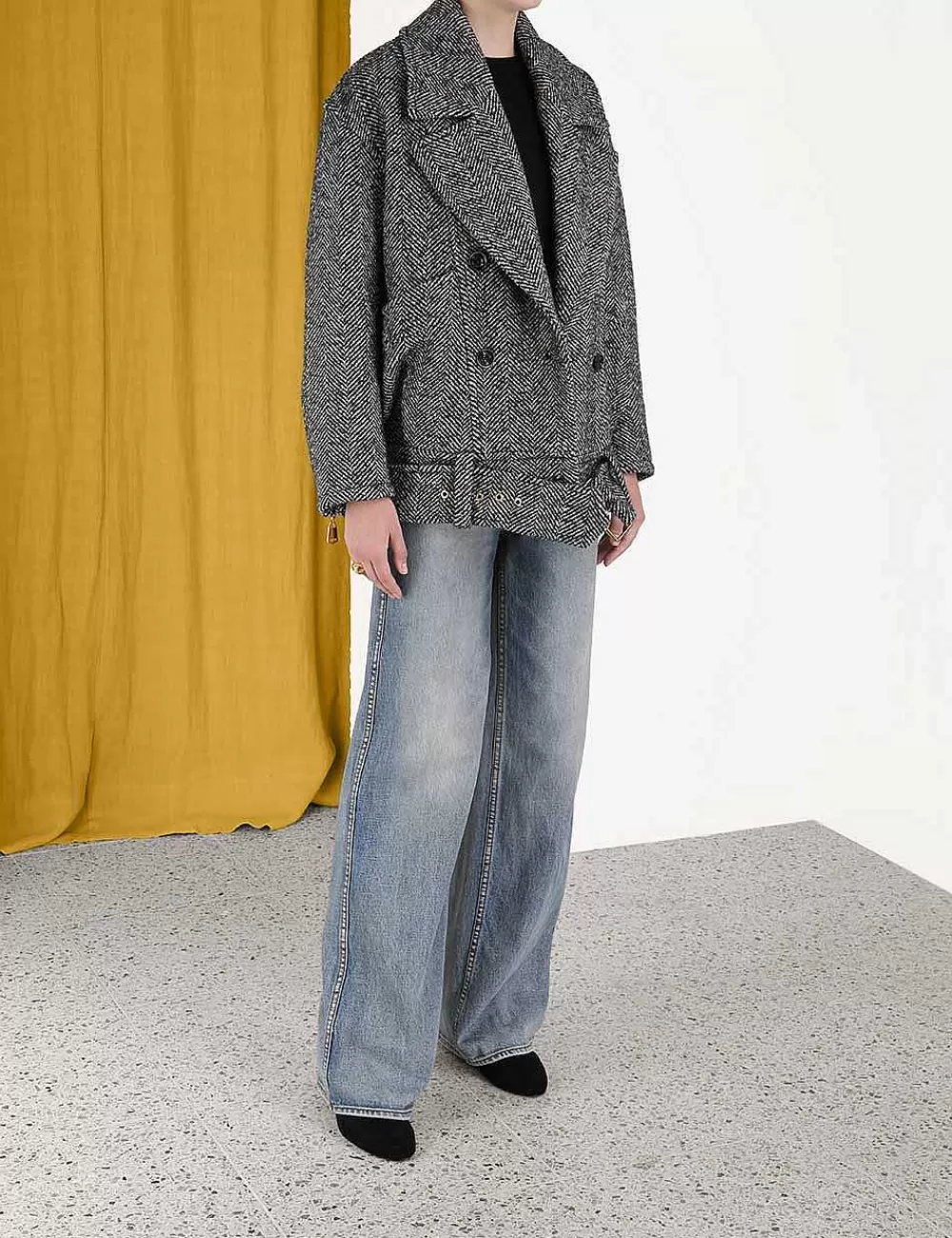 Fashion ZIMMERMANN Lyrical Oversized Biker Jacket