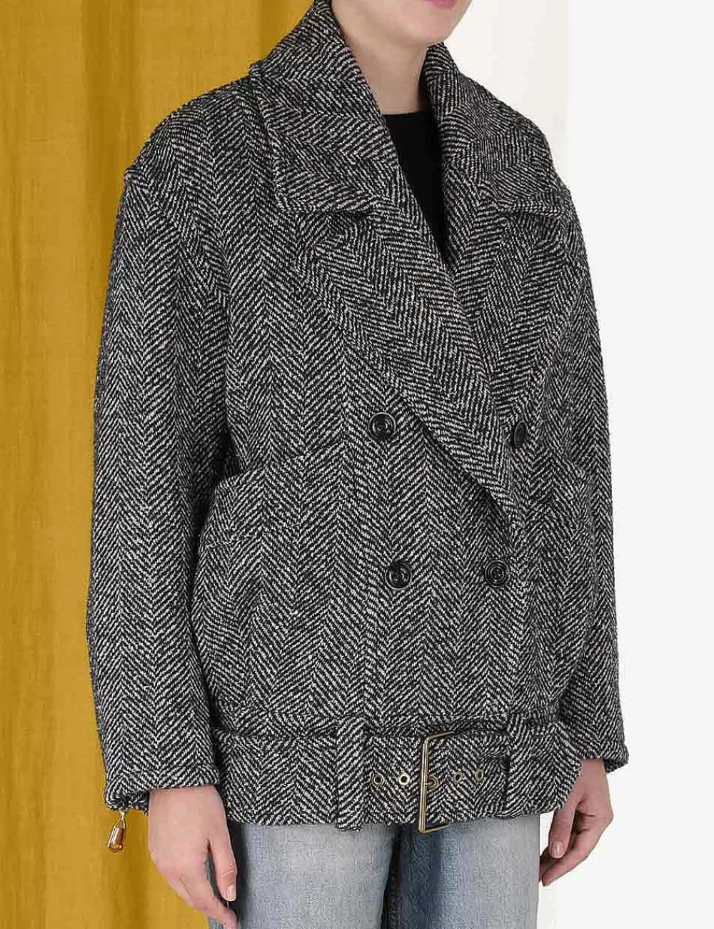 Fashion ZIMMERMANN Lyrical Oversized Biker Jacket