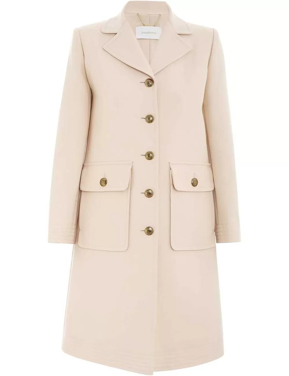 Cheap ZIMMERMANN Lyrical Patch Pocket Coat