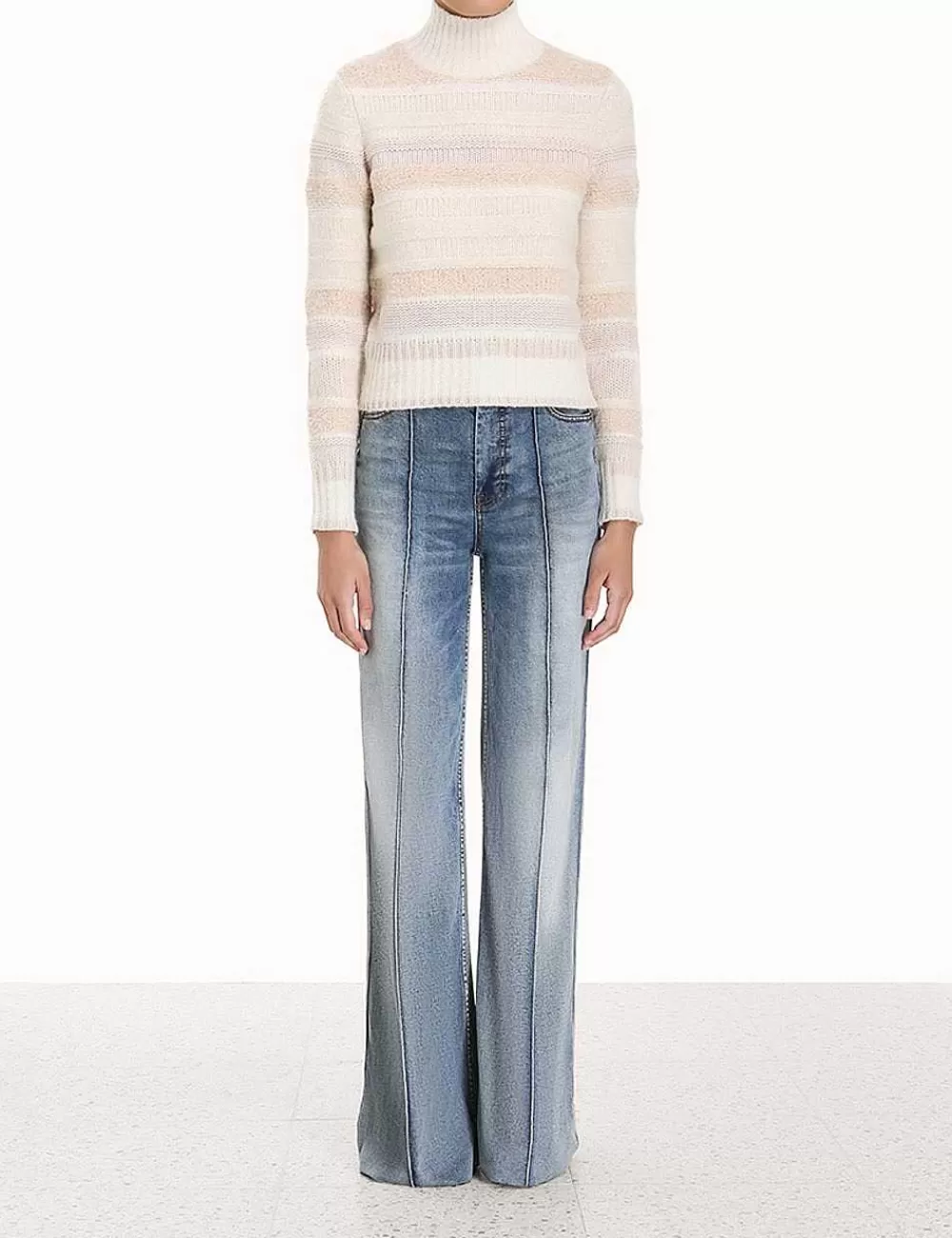 Outlet ZIMMERMANN Lyrical Stripe Sweater