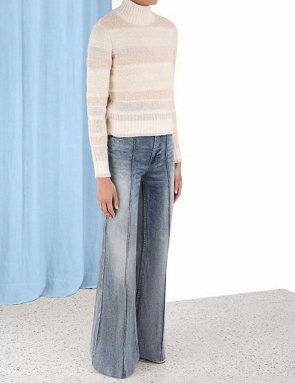 Outlet ZIMMERMANN Lyrical Stripe Sweater