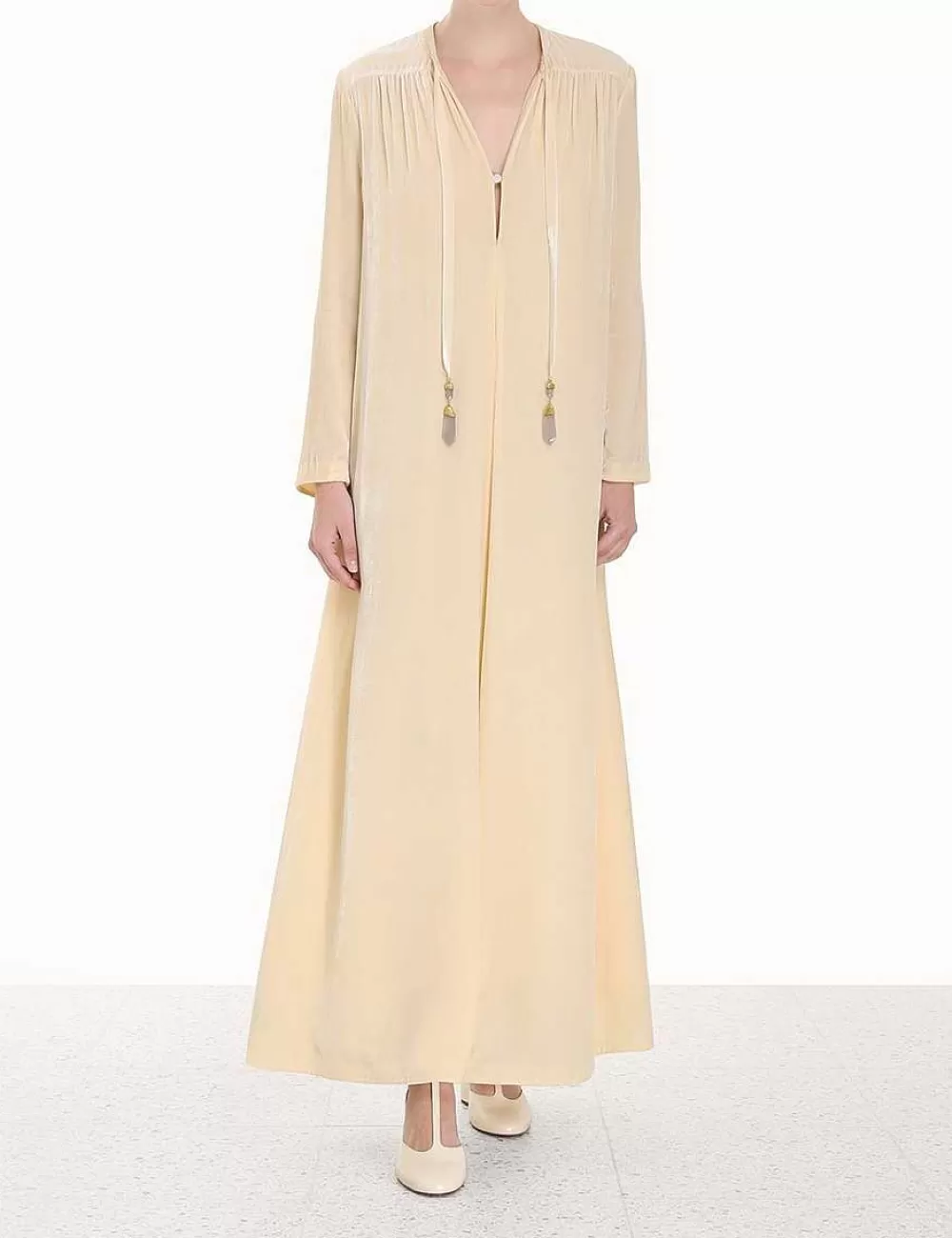 Cheap ZIMMERMANN Lyrical Velvet Tubular Dress