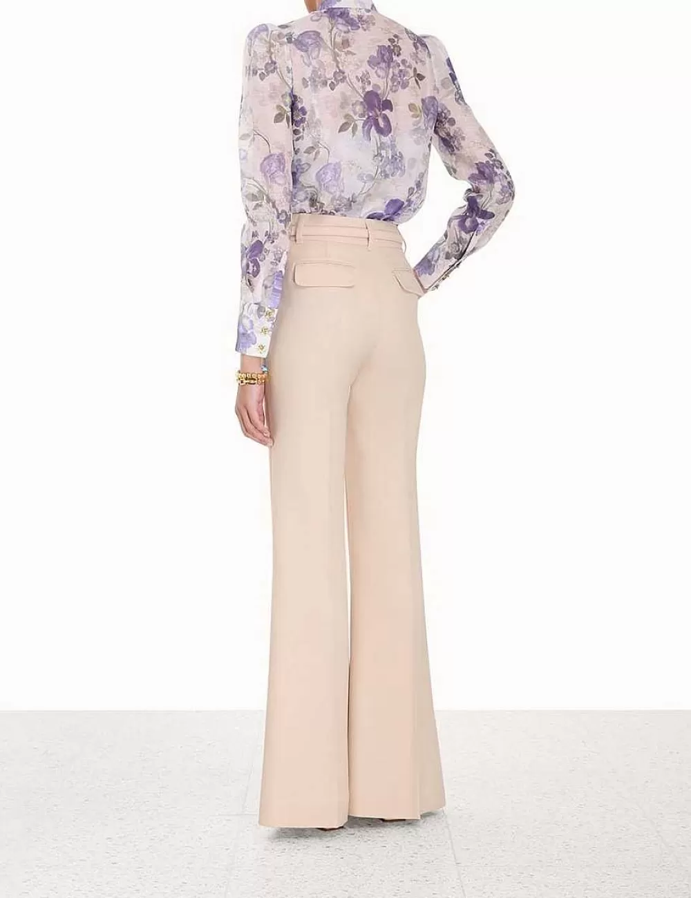 Cheap ZIMMERMANN Lyrical Wide Leg Pant