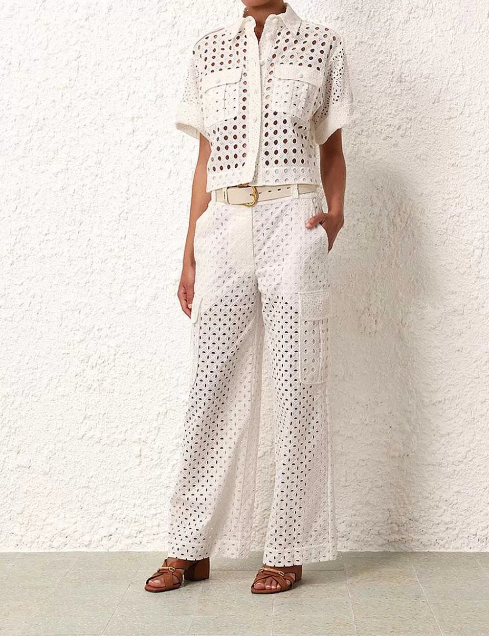 Cheap ZIMMERMANN Matchmaker Anglaise Pant