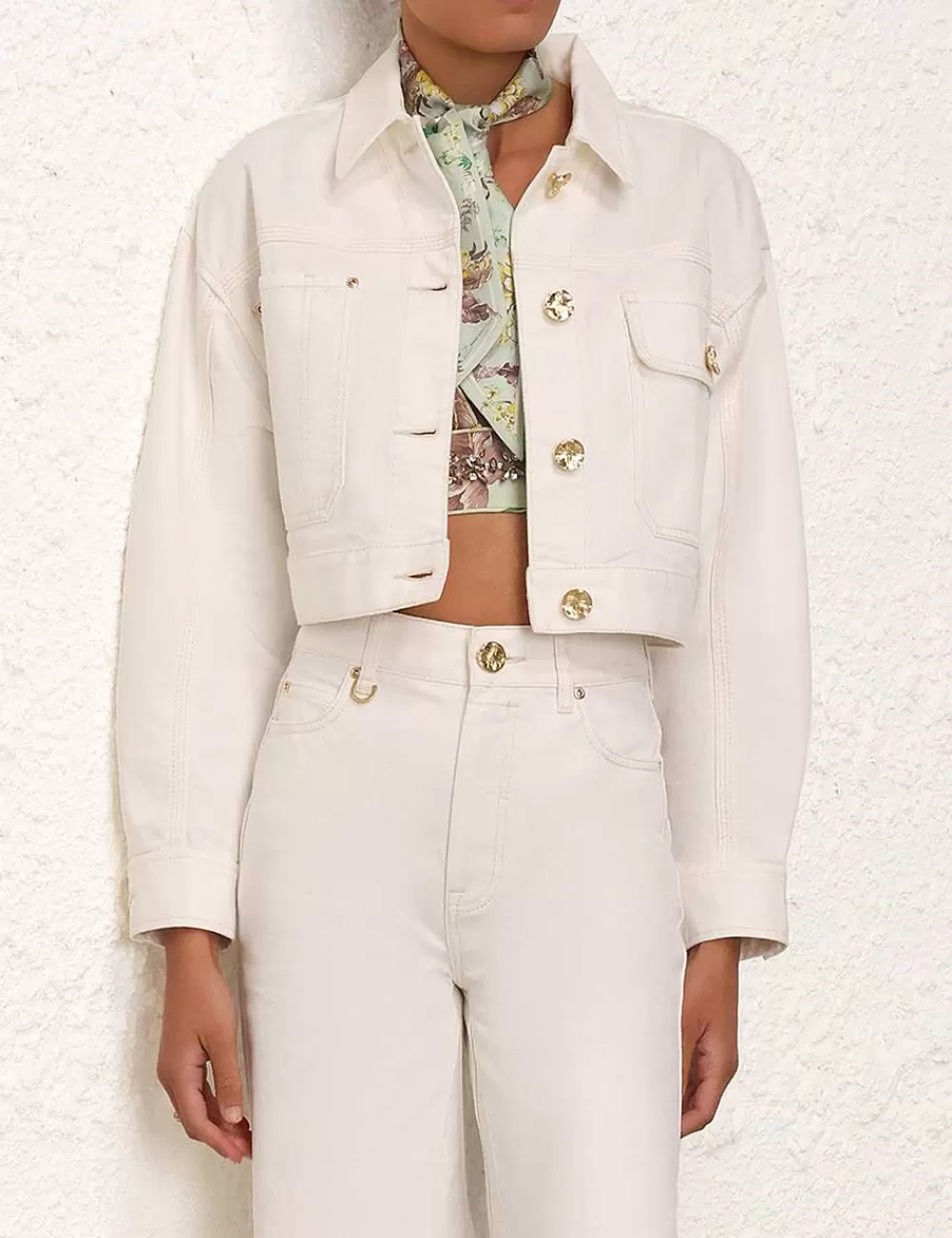 Sale ZIMMERMANN Matchmaker Boxy Denim Jacket