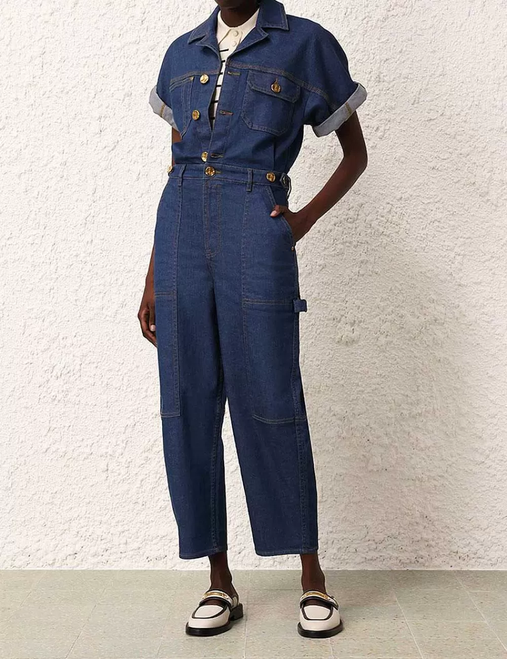 Flash Sale ZIMMERMANN Matchmaker Denim Boiler Suit