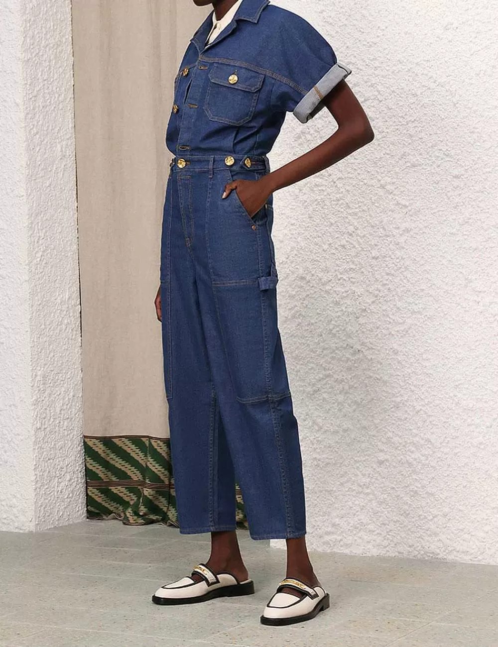 Hot ZIMMERMANN Matchmaker Denim Boiler Suit