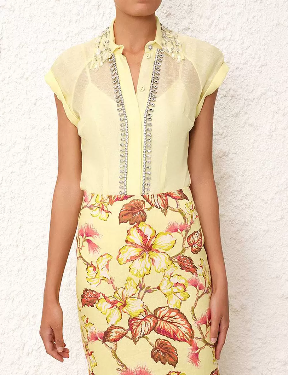 Sale ZIMMERMANN Matchmaker Diamante Skirt