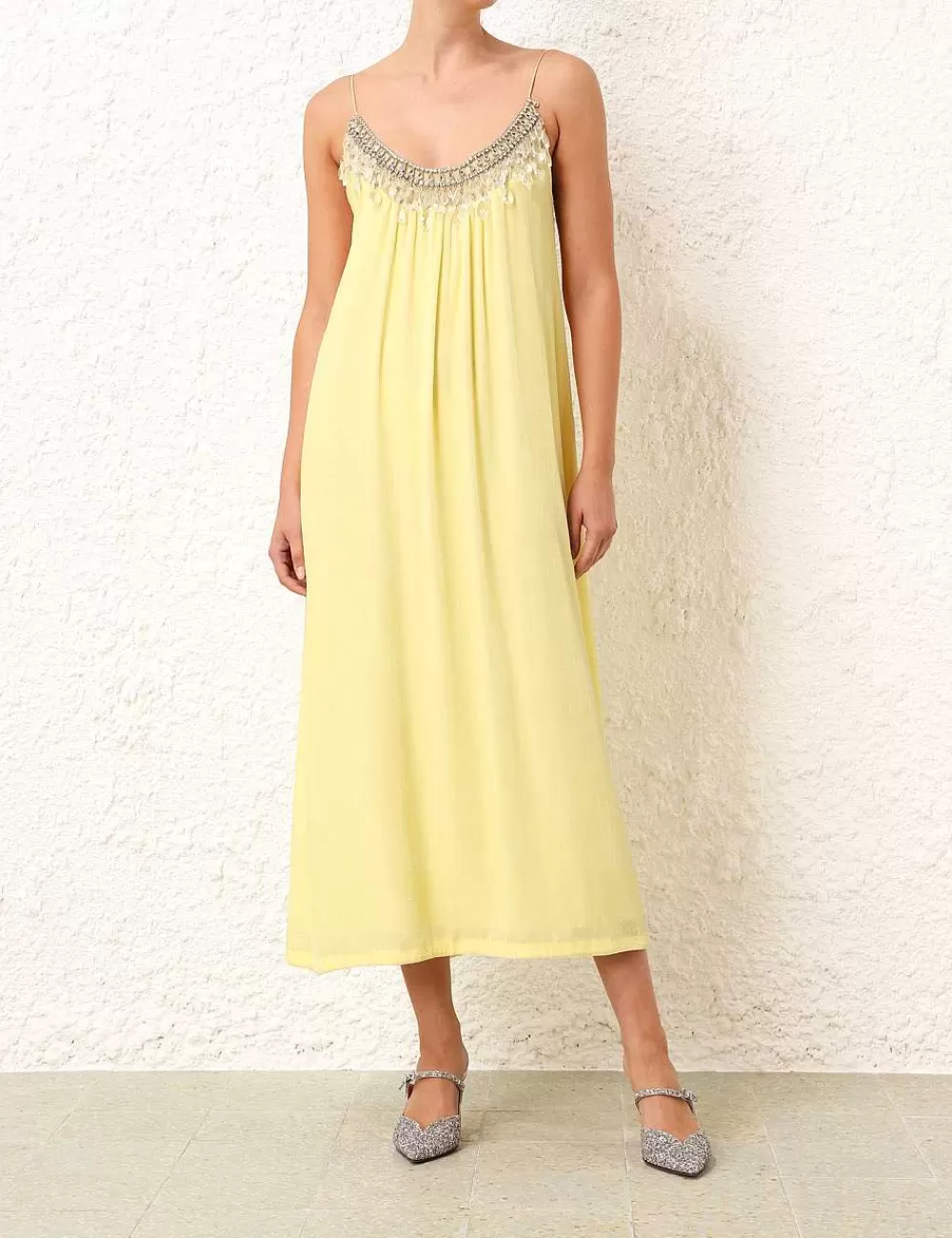 Outlet ZIMMERMANN Matchmaker Diamante Slip Dress