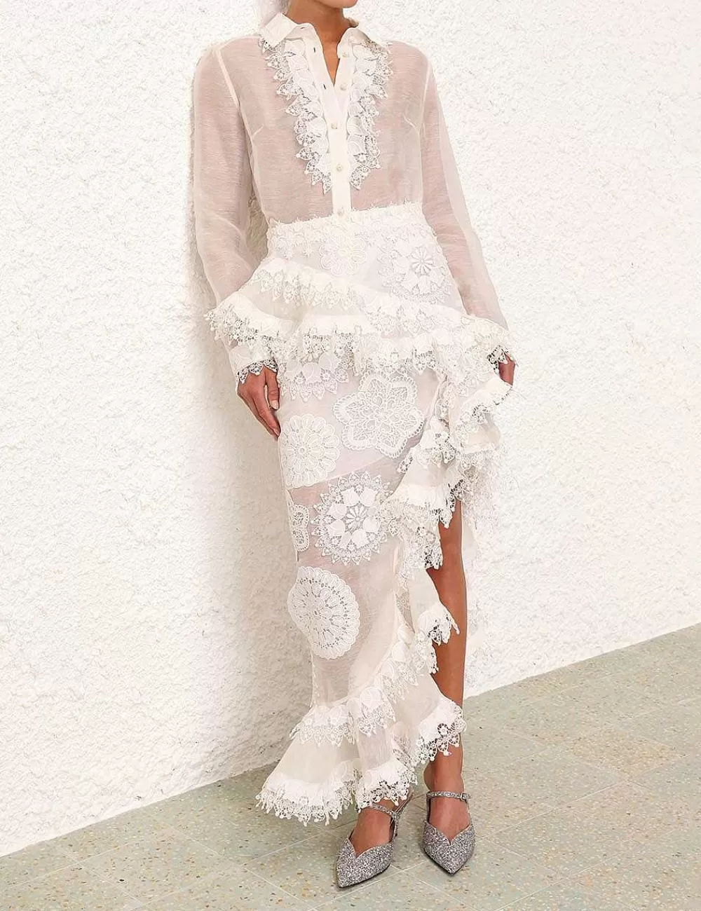 Hot ZIMMERMANN Matchmaker Doily Shirt