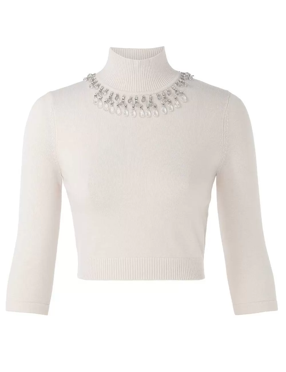 New ZIMMERMANN Matchmaker High Neck Crop Top