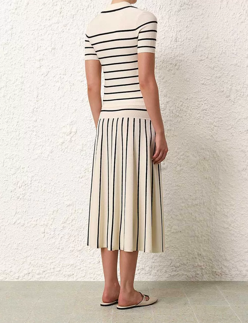 Fashion ZIMMERMANN Matchmaker Knit Stripe Skirt