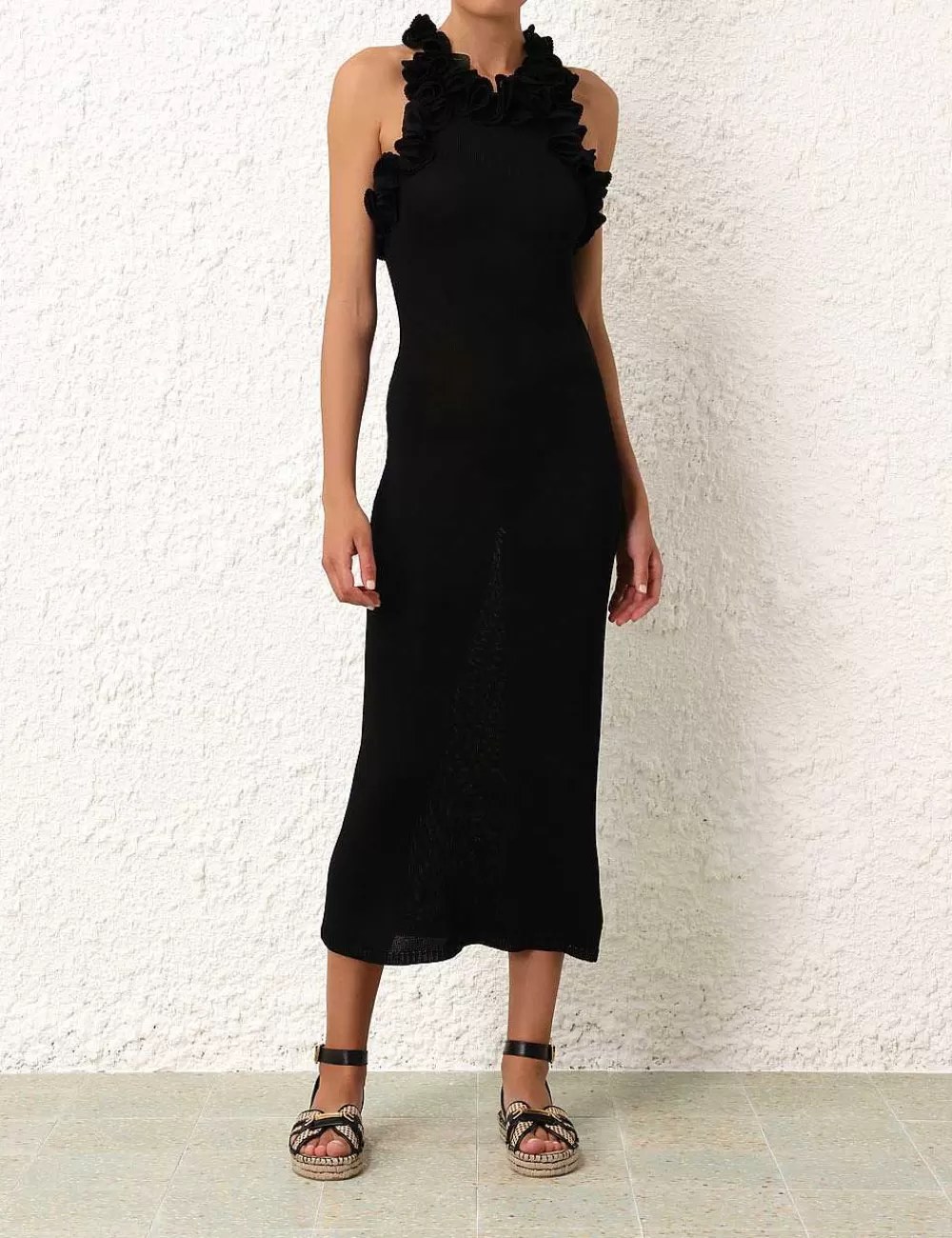 Best ZIMMERMANN Matchmaker Ruffle Neck Midi