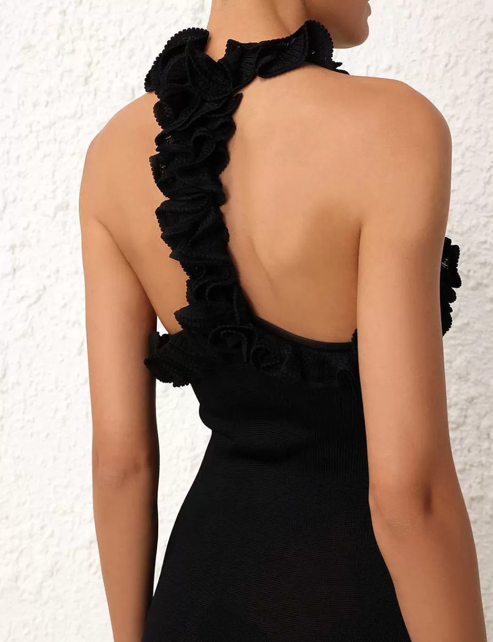 Outlet ZIMMERMANN Matchmaker Ruffle Neck Midi
