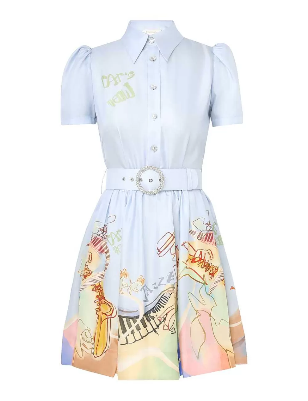 Outlet ZIMMERMANN Matchmaker Shirt Mini Dress