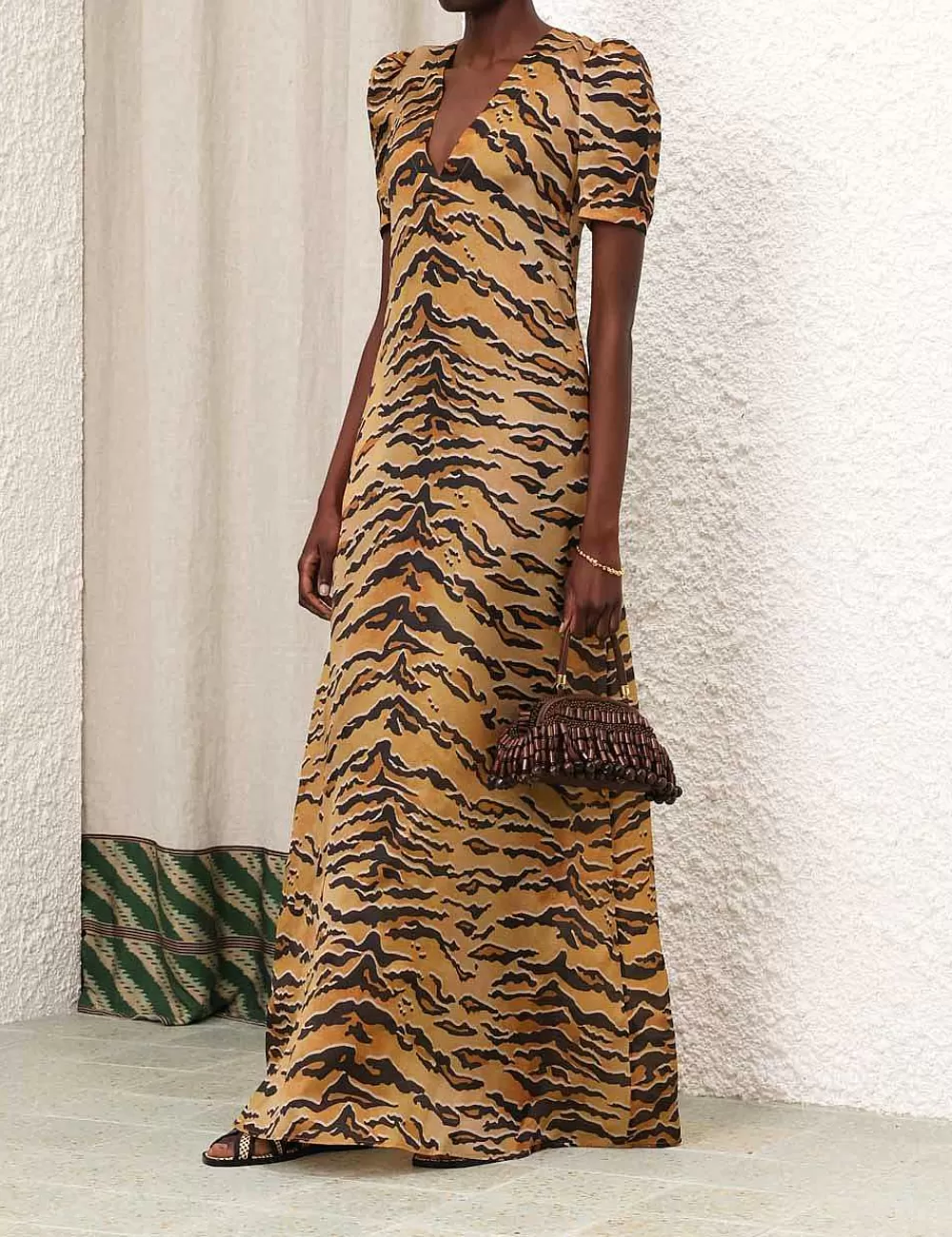 Online ZIMMERMANN Matchmaker Short Sleeve Maxi