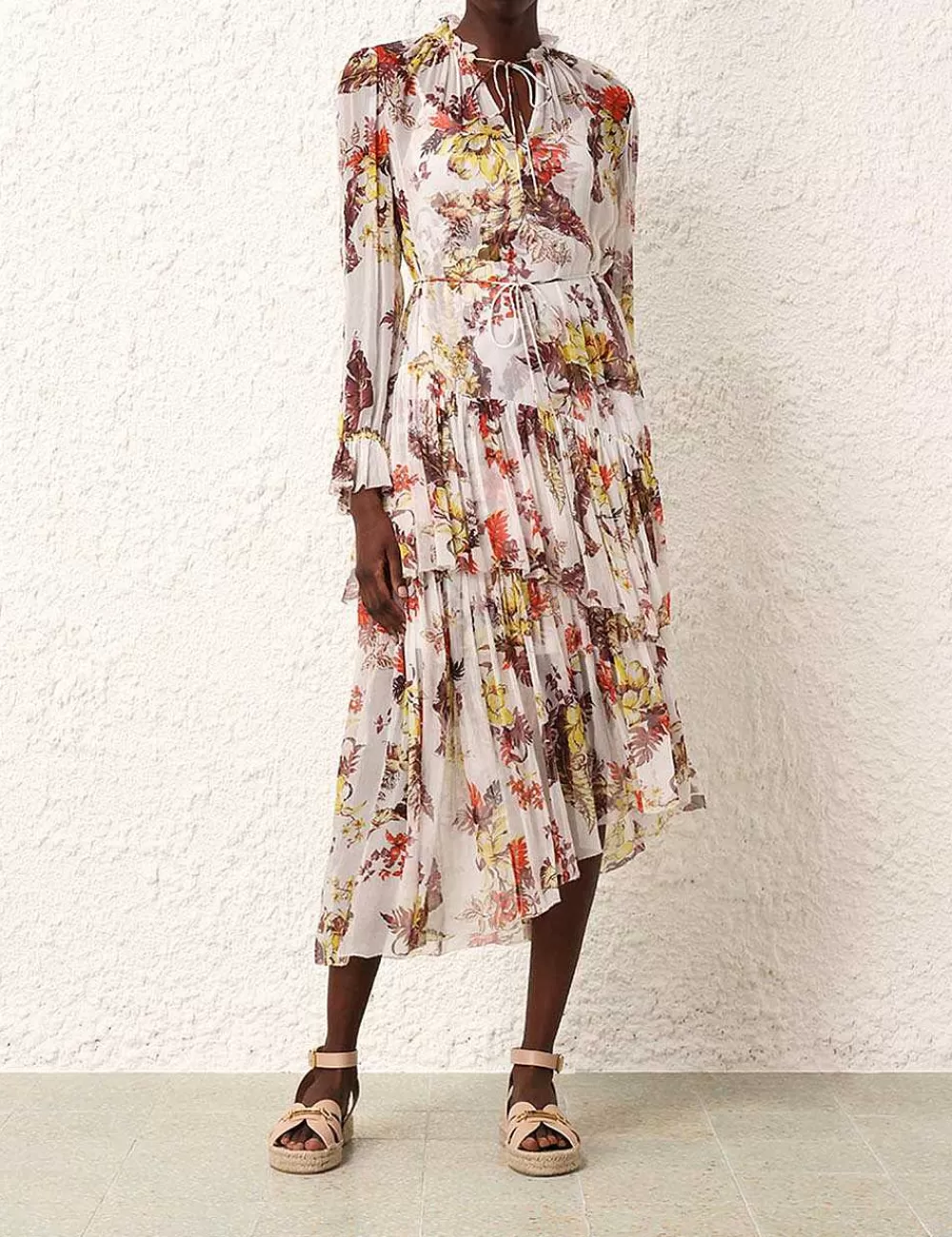 Clearance ZIMMERMANN Matchmaker Tiered Dress