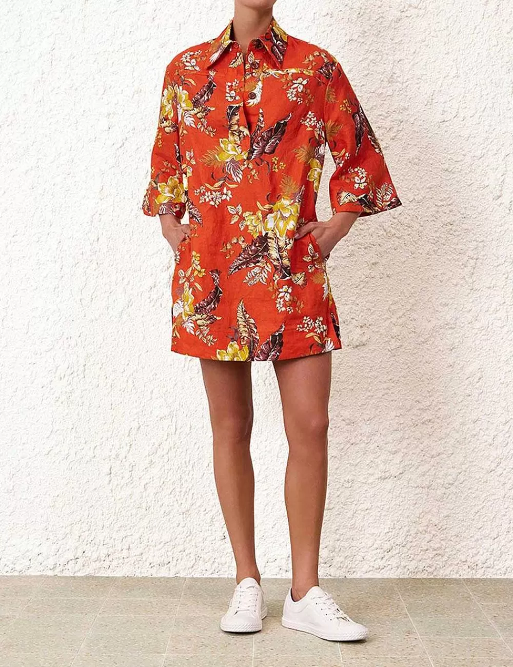 Outlet ZIMMERMANN Matchmaker Tunic Dress