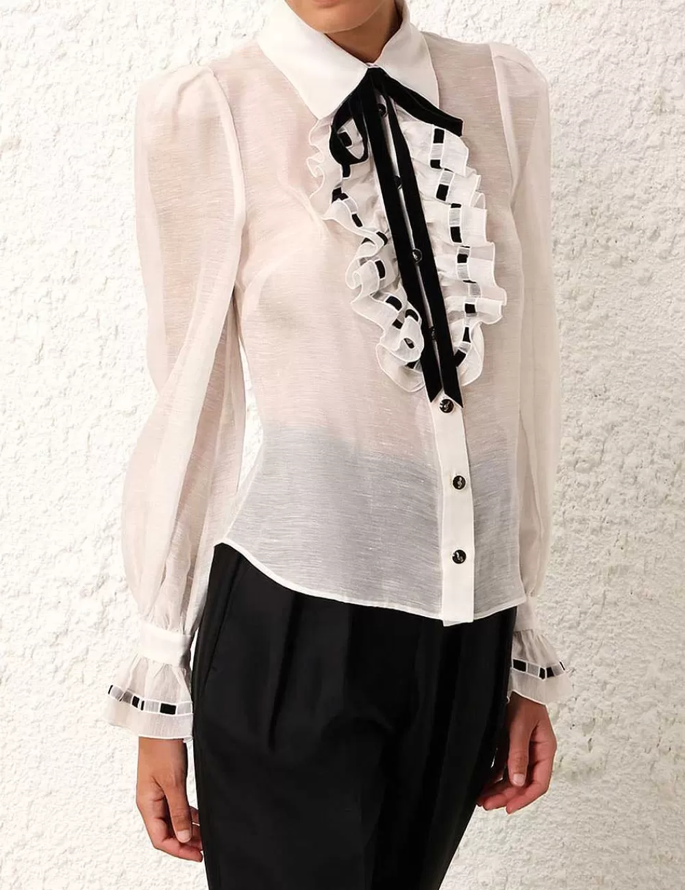 Clearance ZIMMERMANN Matchmaker Tuxedo Body Shirt