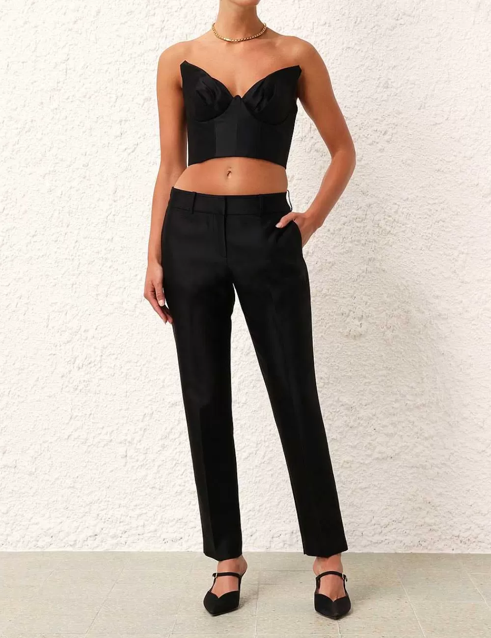 Cheap ZIMMERMANN Matchmaker Tuxedo Pant
