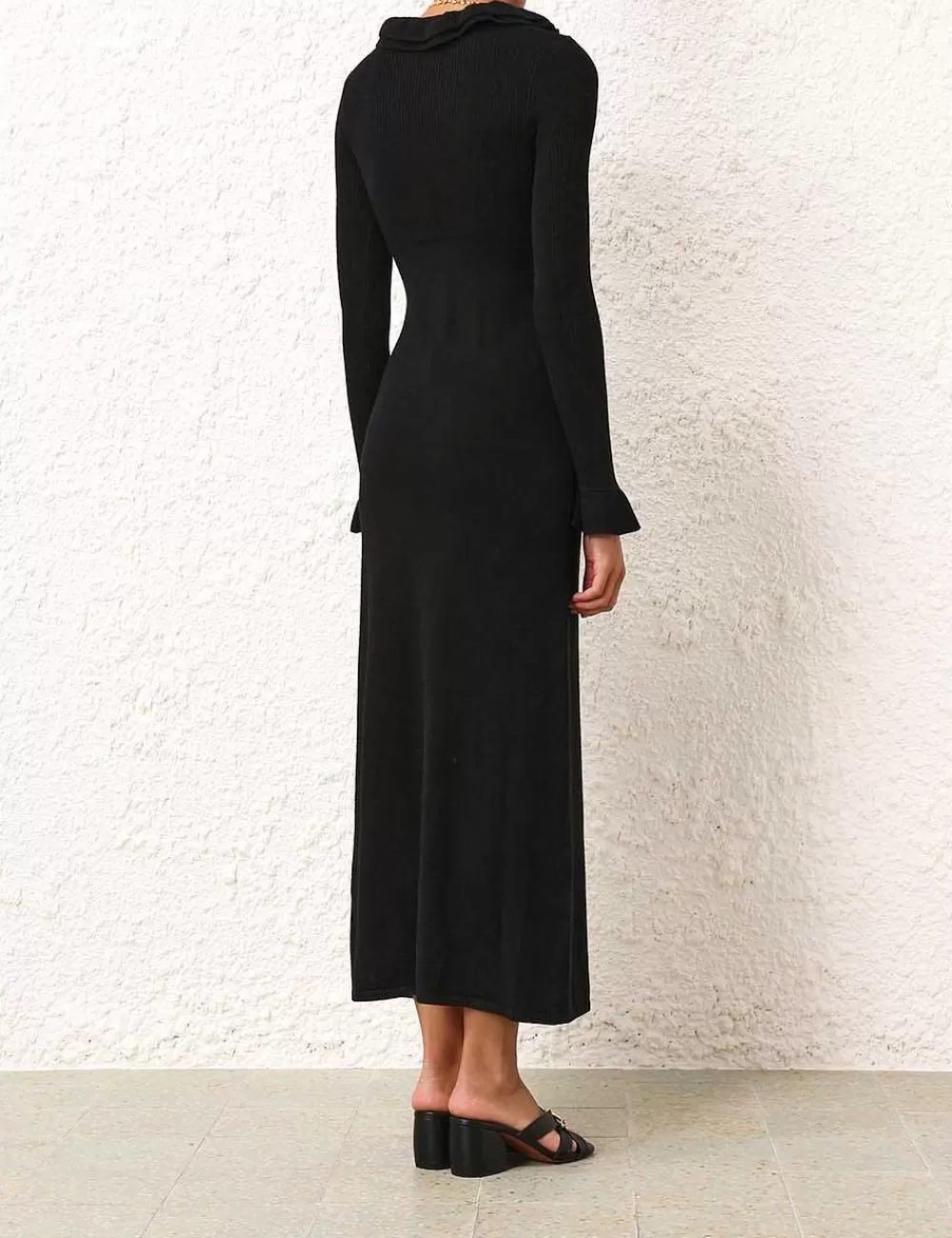 Cheap ZIMMERMANN Matchmaker V-Neck Ruffle Dress