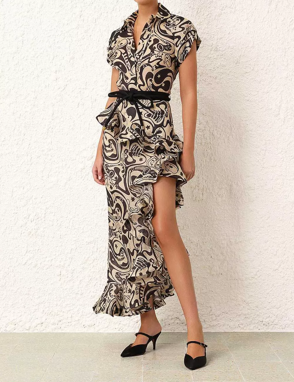 Cheap ZIMMERMANN Matchmaker Waterfall Skirt