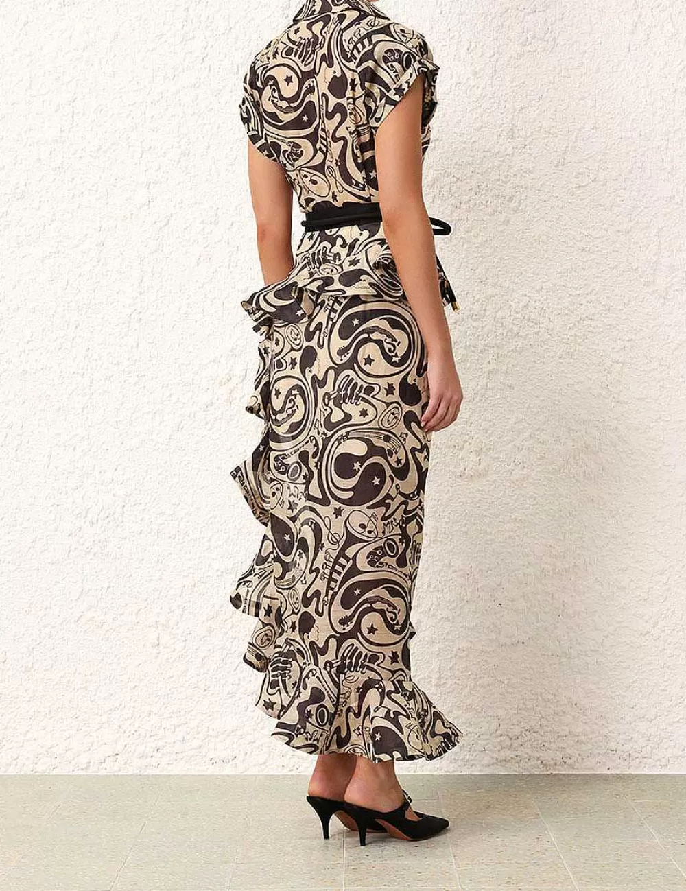 Cheap ZIMMERMANN Matchmaker Waterfall Skirt