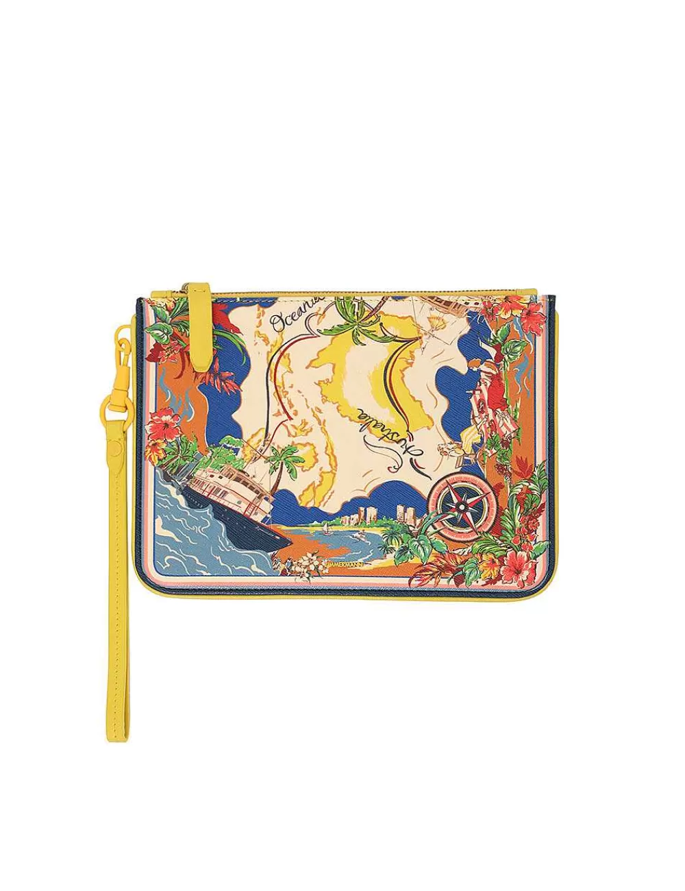 Sale ZIMMERMANN Medium Printed Leather Pouch