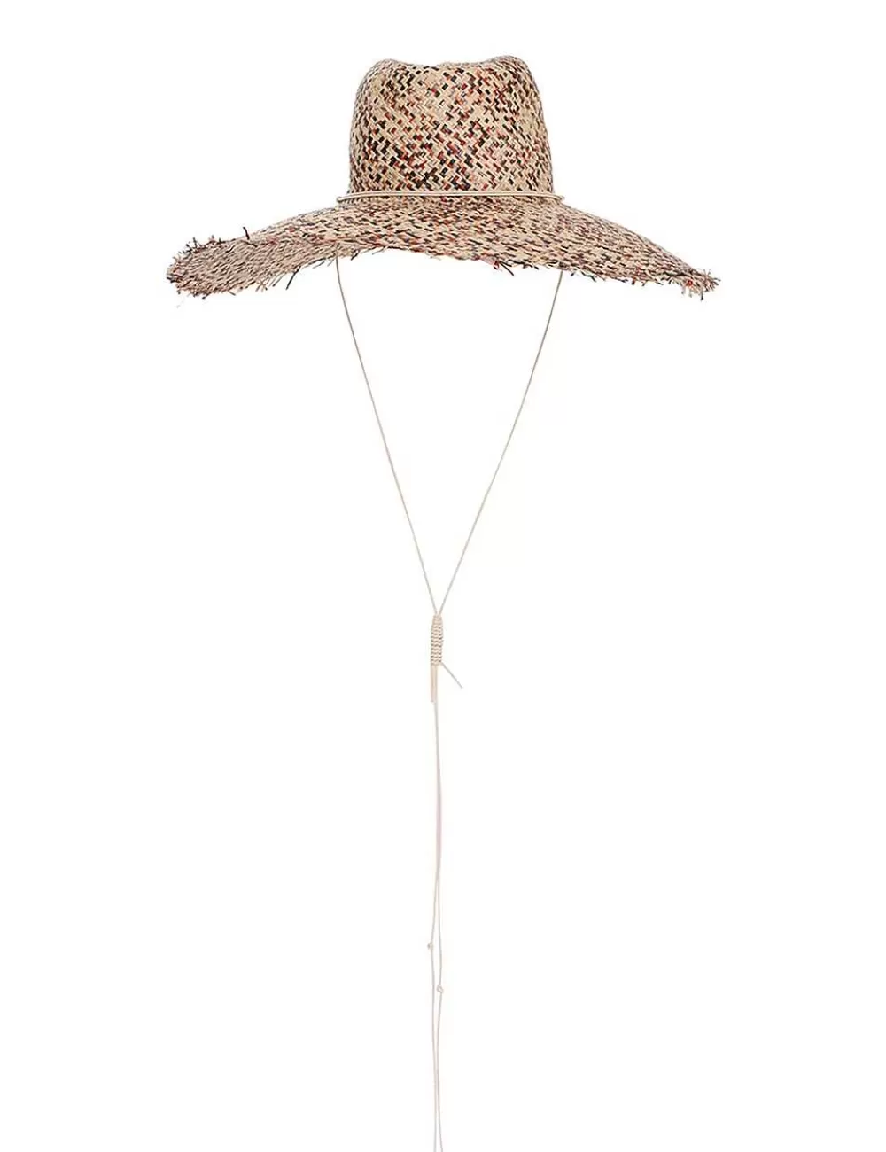 Cheap ZIMMERMANN Multi Tone Straw Fedora