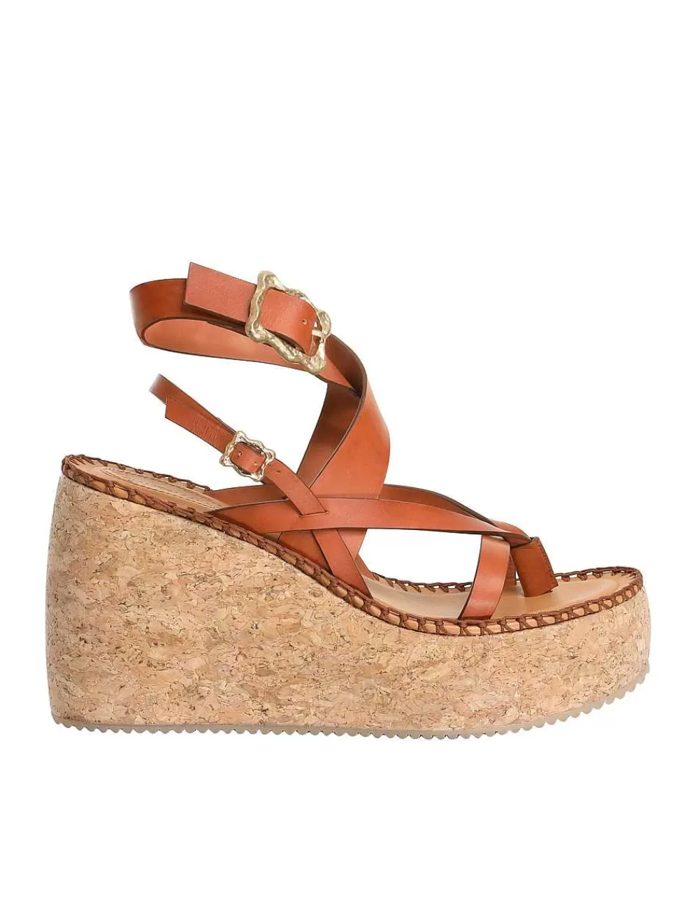 Fashion ZIMMERMANN Multi-Strap Sandal Wedge