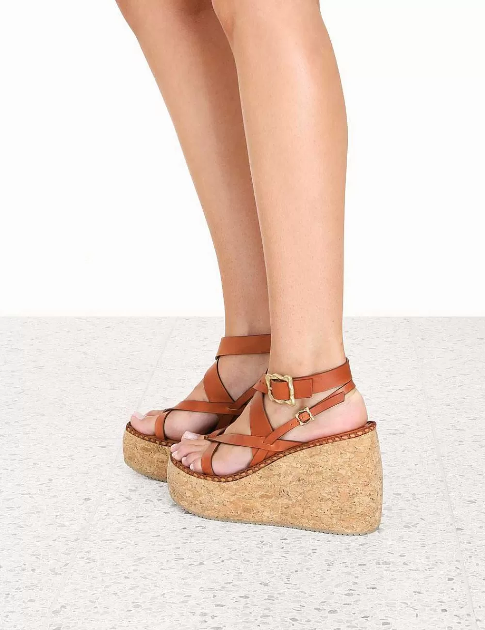 Discount ZIMMERMANN Multi-Strap Sandal Wedge