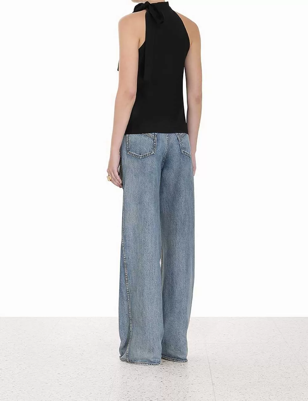 Discount ZIMMERMANN Neck Tie Tank Top