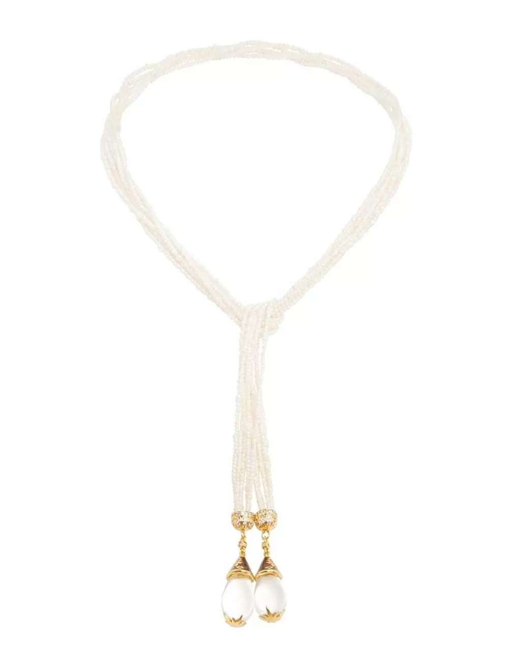 Best ZIMMERMANN Pearl Rope Lariat Necklace