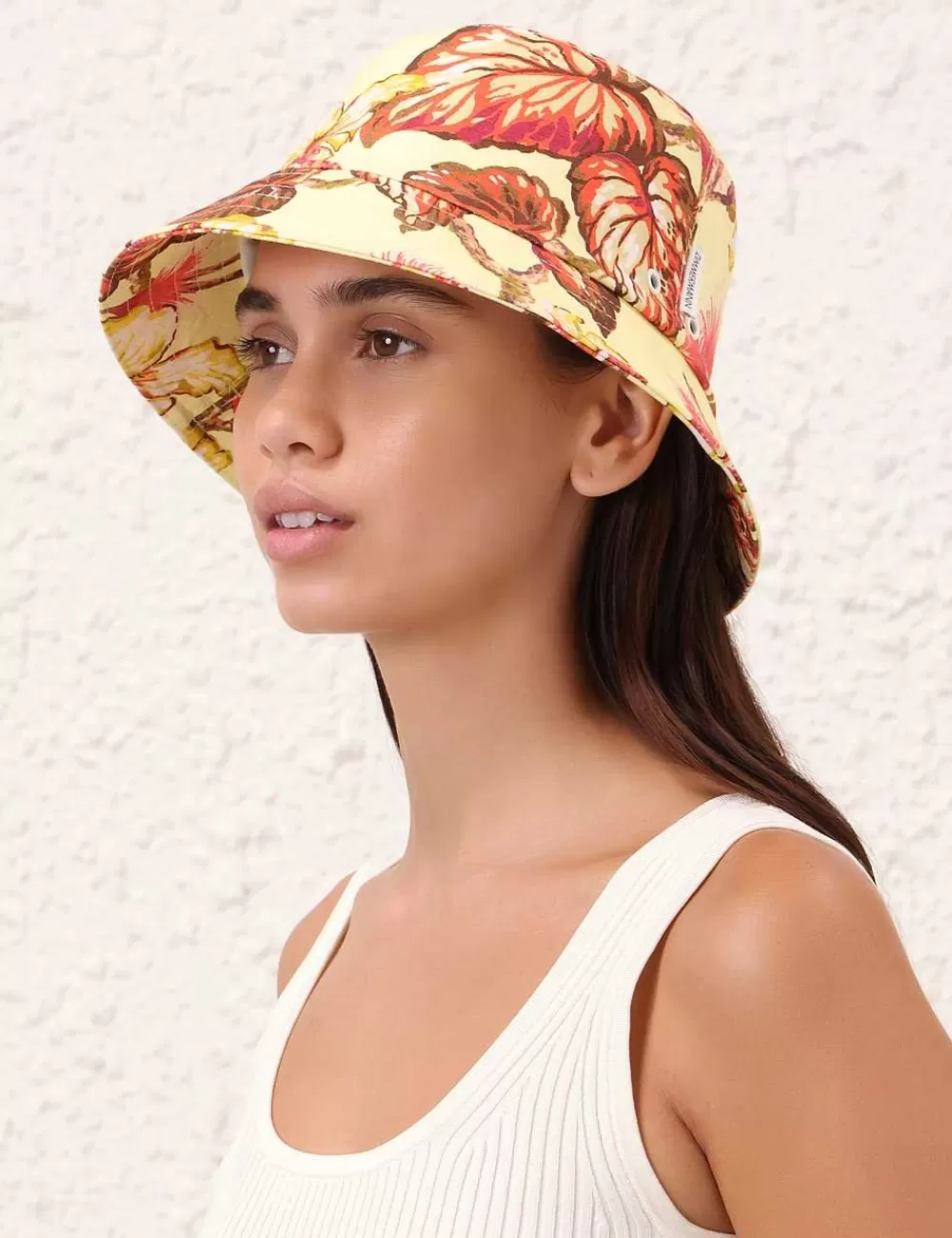 Best ZIMMERMANN Printed Canvas Bucket Hat