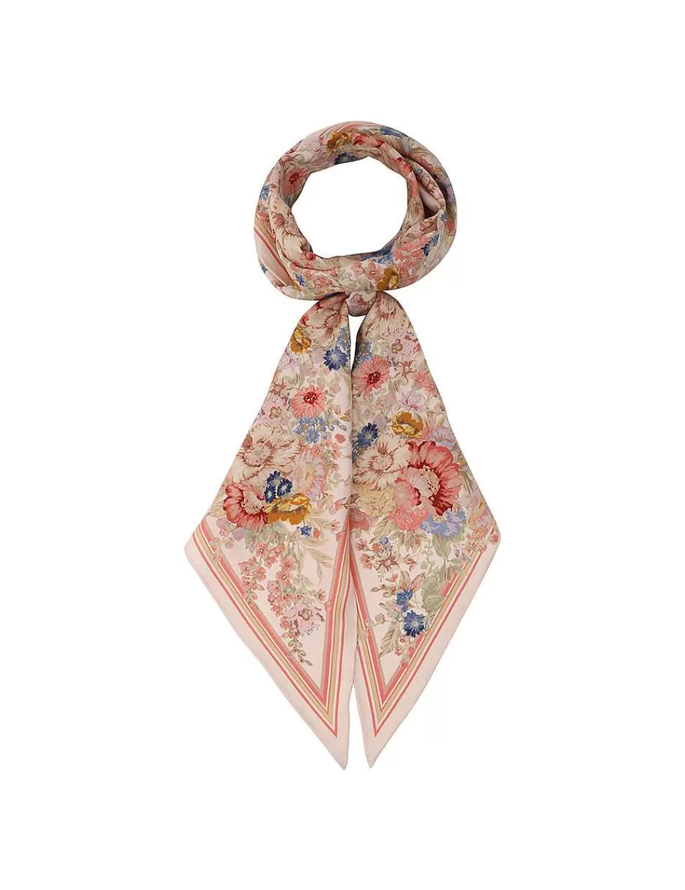 Hot ZIMMERMANN Printed Silk Neck Scarf