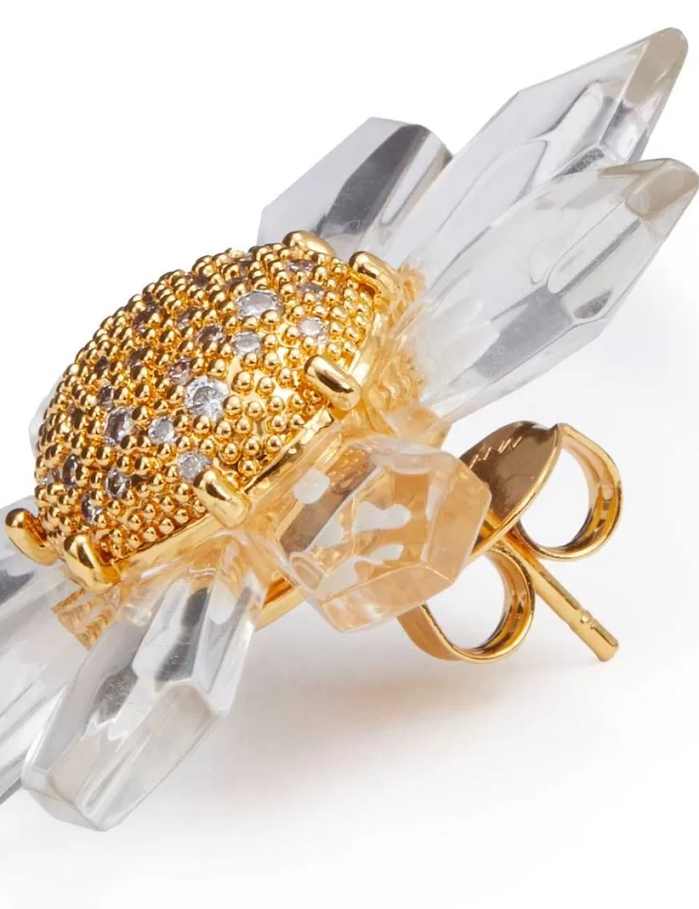 New ZIMMERMANN Quartz Sunflower Earrings