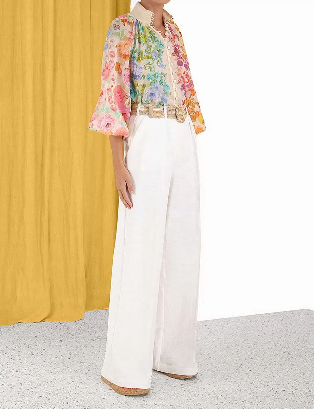 Cheap ZIMMERMANN Raie Billow Blouse