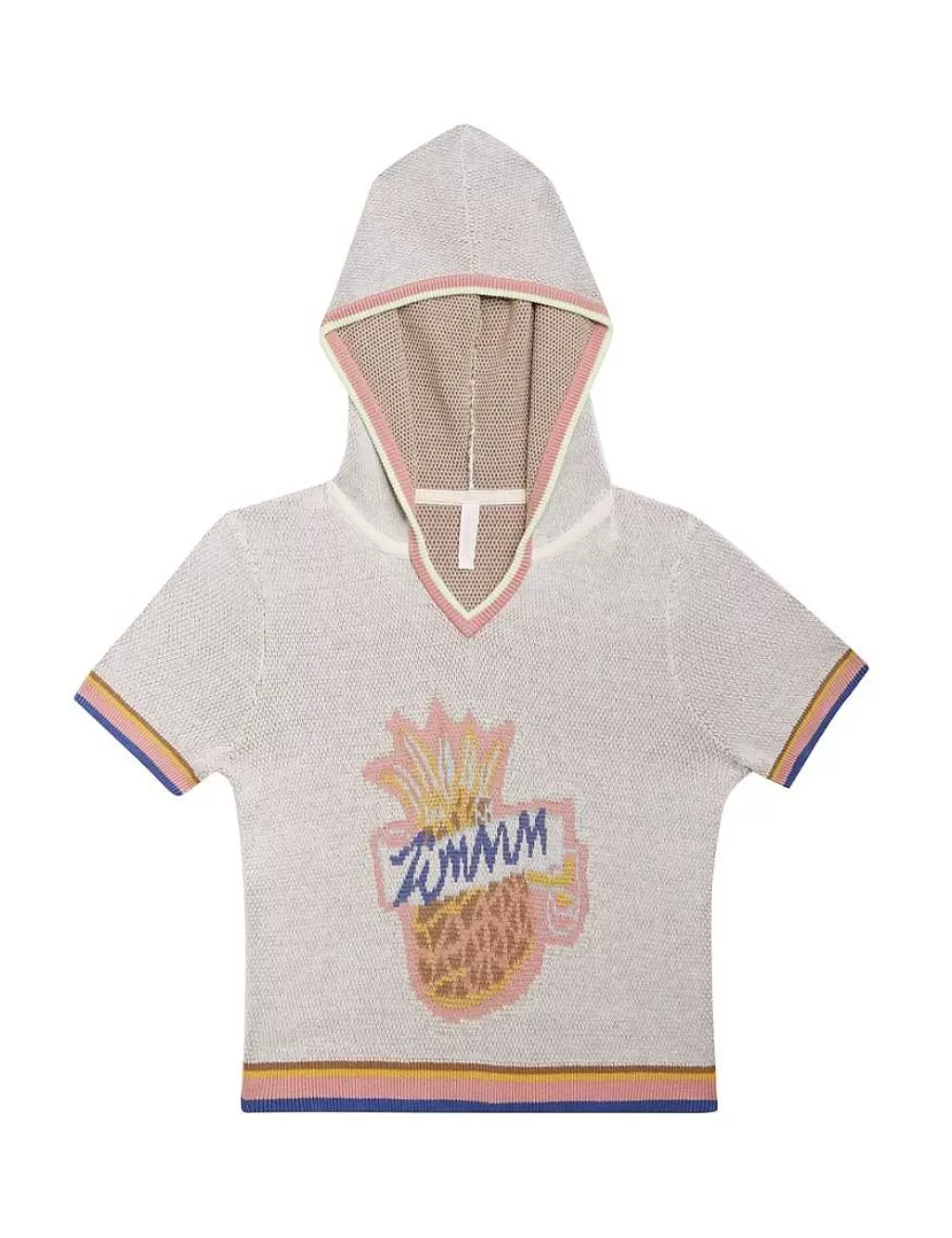 Cheap ZIMMERMANN Raie Jacquard Pineapple Hoodie