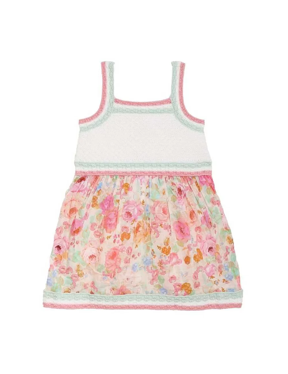 Best ZIMMERMANN Raie Knit Top Woven Dress