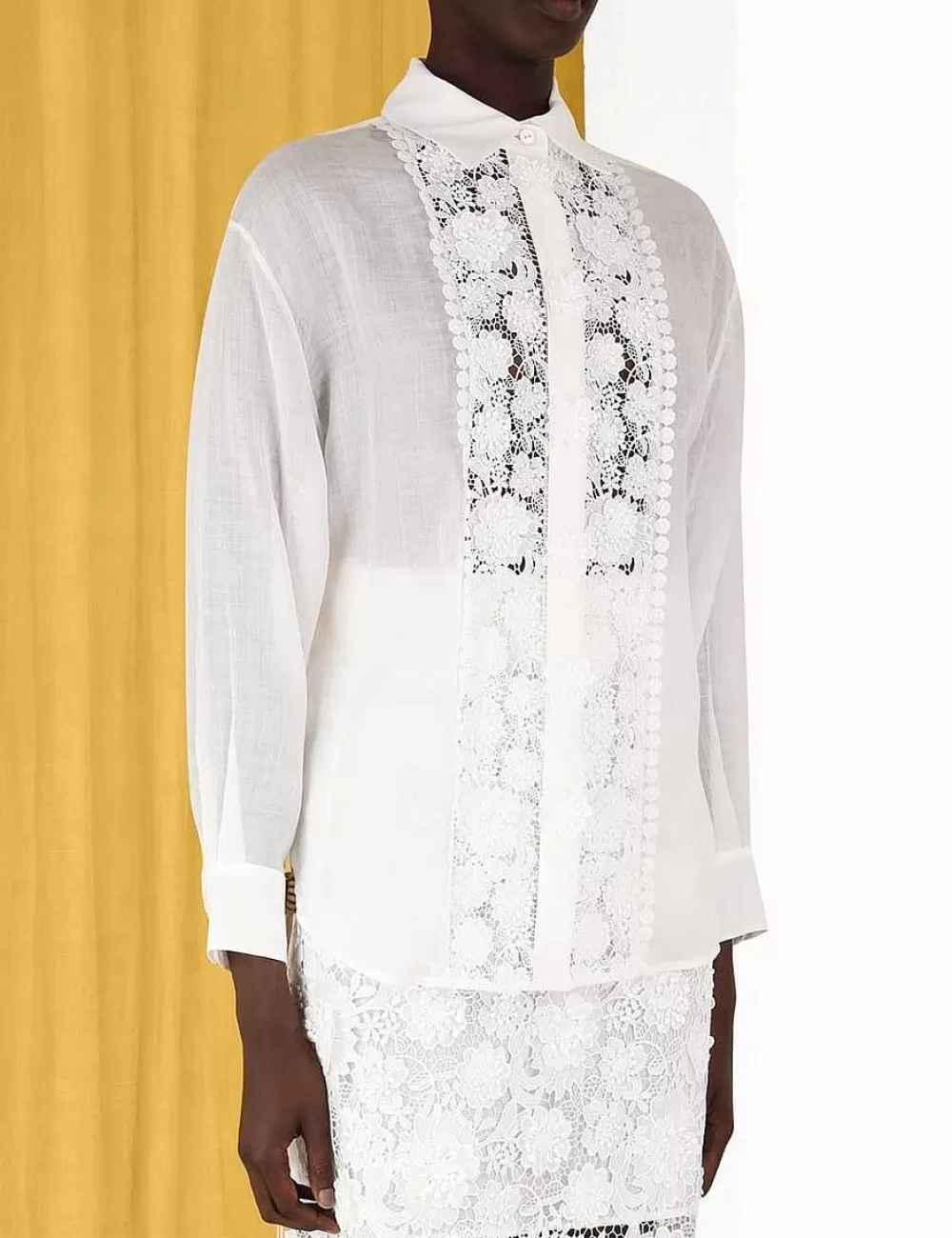 Outlet ZIMMERMANN Raie Lace Flower Shirt