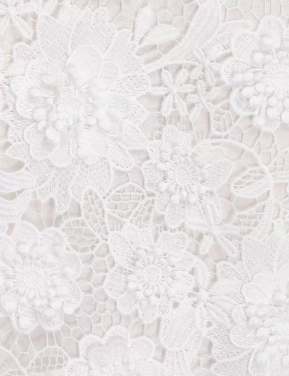 Fashion ZIMMERMANN Raie Lace Flower Skirt