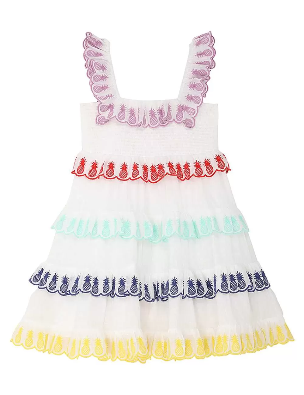 Fashion ZIMMERMANN Raie Shirred Picnic Dress