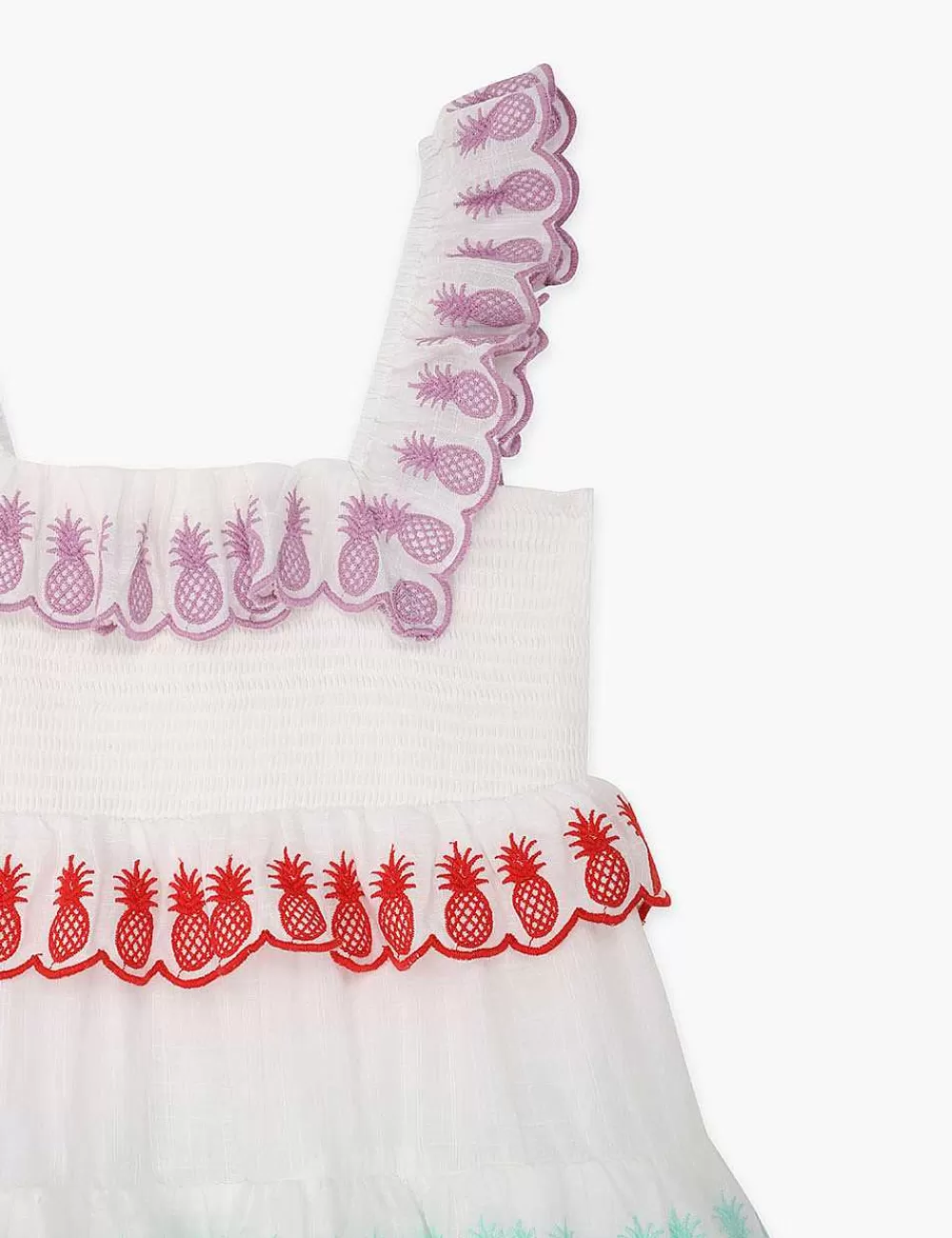 Fashion ZIMMERMANN Raie Shirred Picnic Dress