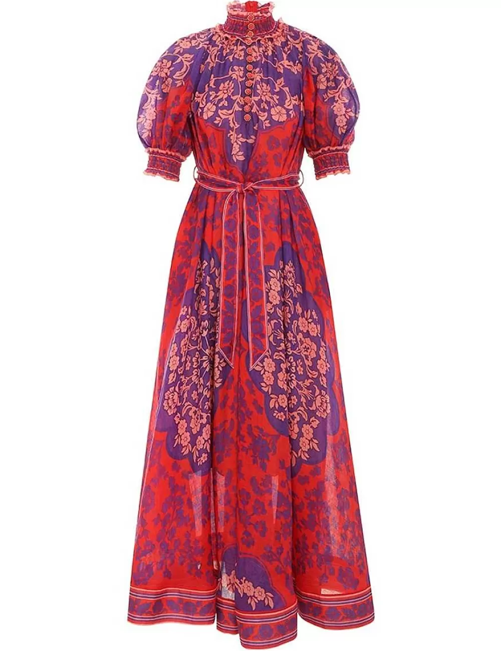 Fashion ZIMMERMANN Raie Swing Maxi Dress